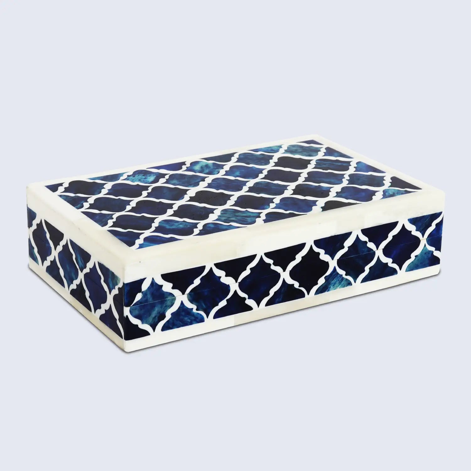 Decorative Box Patisserie Classic Collection Bone & Resin Inlay in 7 Sizes