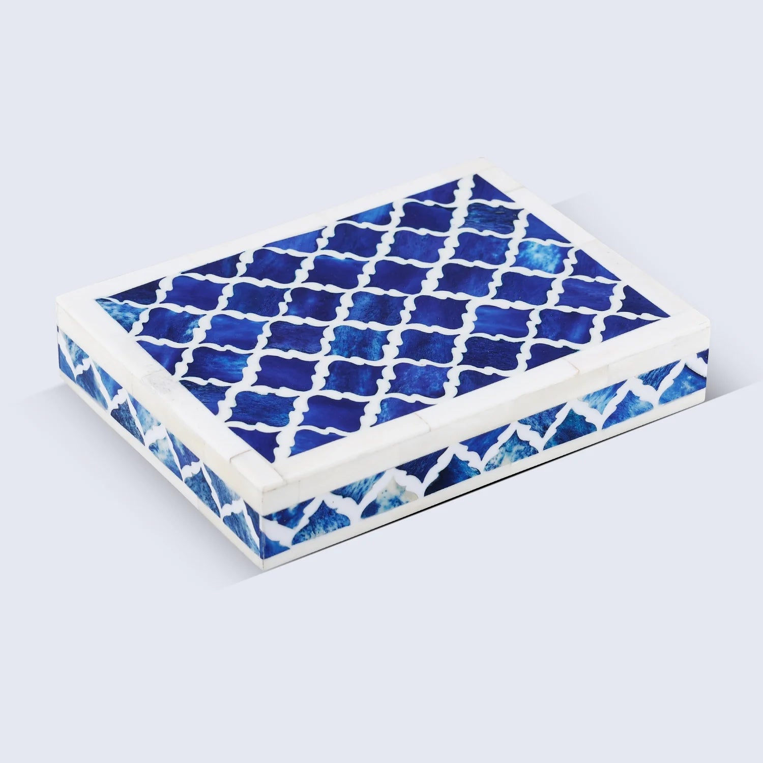 Decorative Box Patisserie Classic Collection Bone & Resin Inlay in 7 Sizes