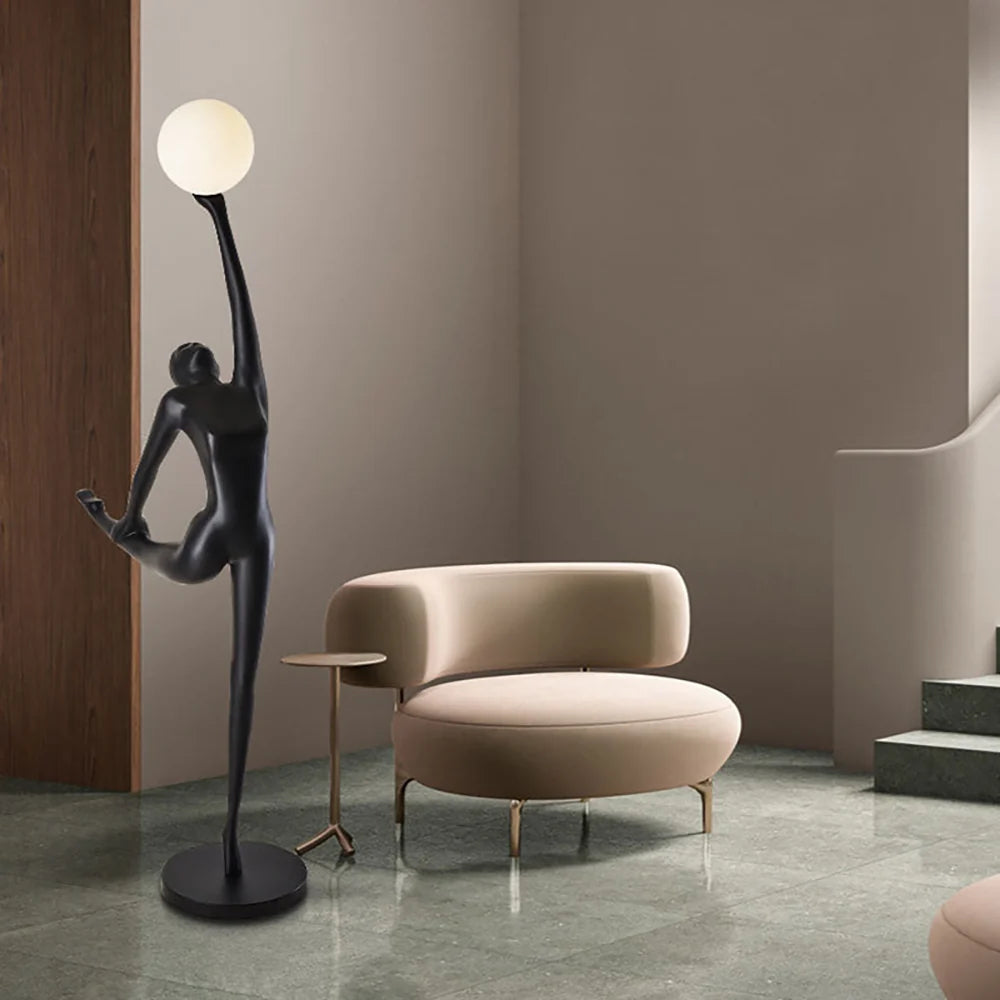 Ballerina Statue Characters Floor Lamp