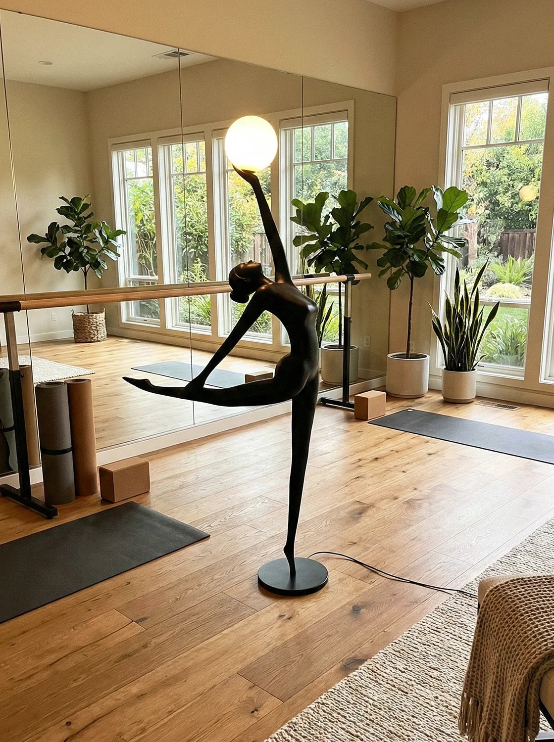 Ballerina Statue Characters Floor Lamp