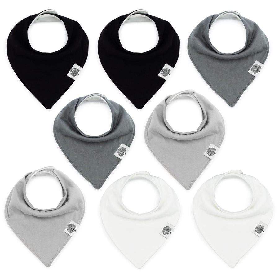 Basics Bandana Bib Set — 8 Pack