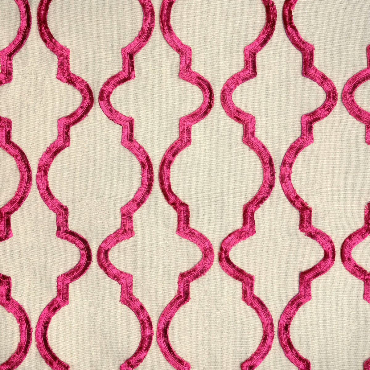 Bella Crewel Embroidery Drapery Fabric