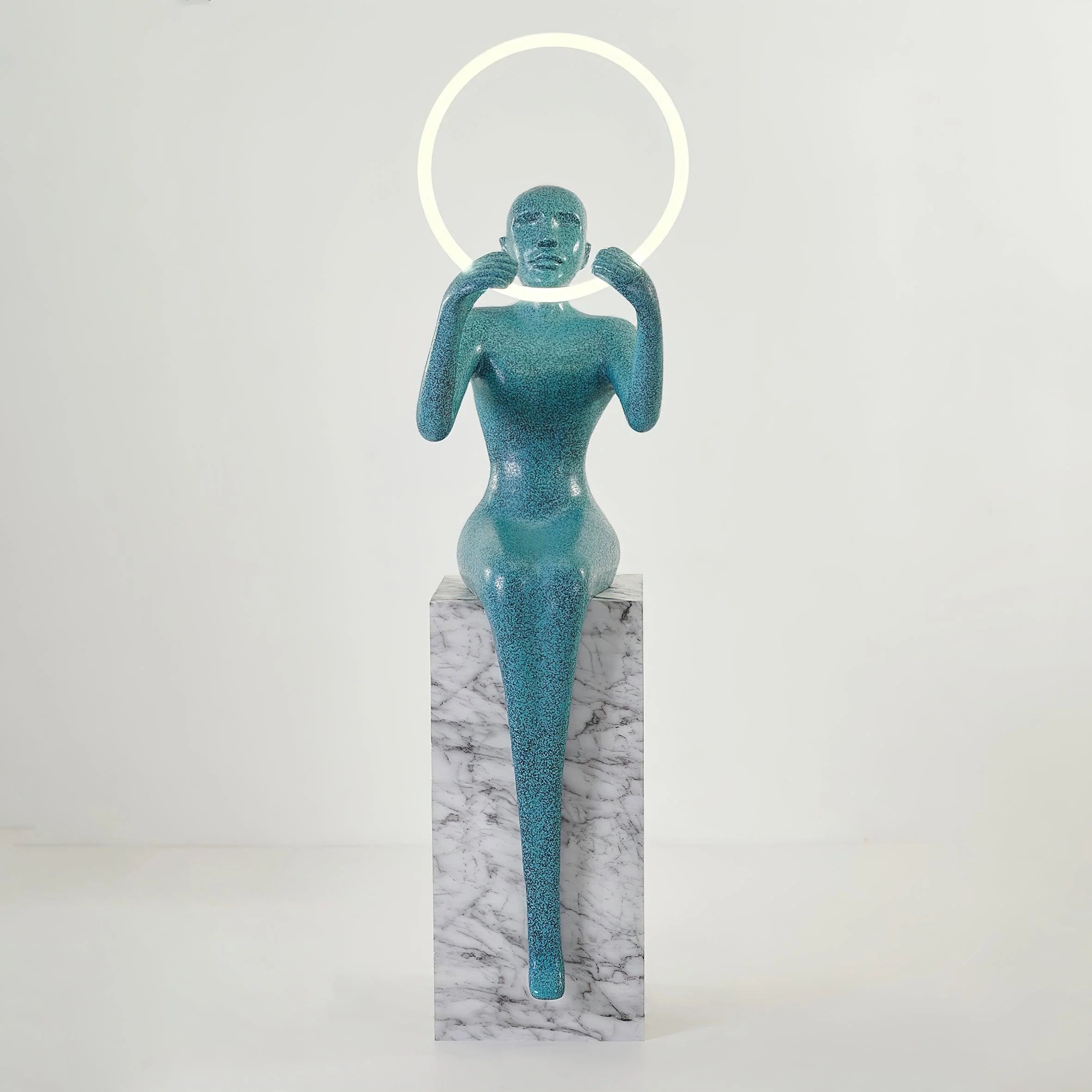 Bella Sitting Sculpture Floor Lamp