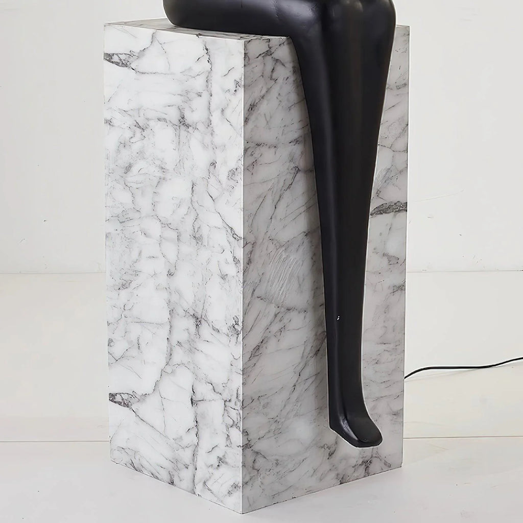 Bella Sitting Sculpture Floor Lamp