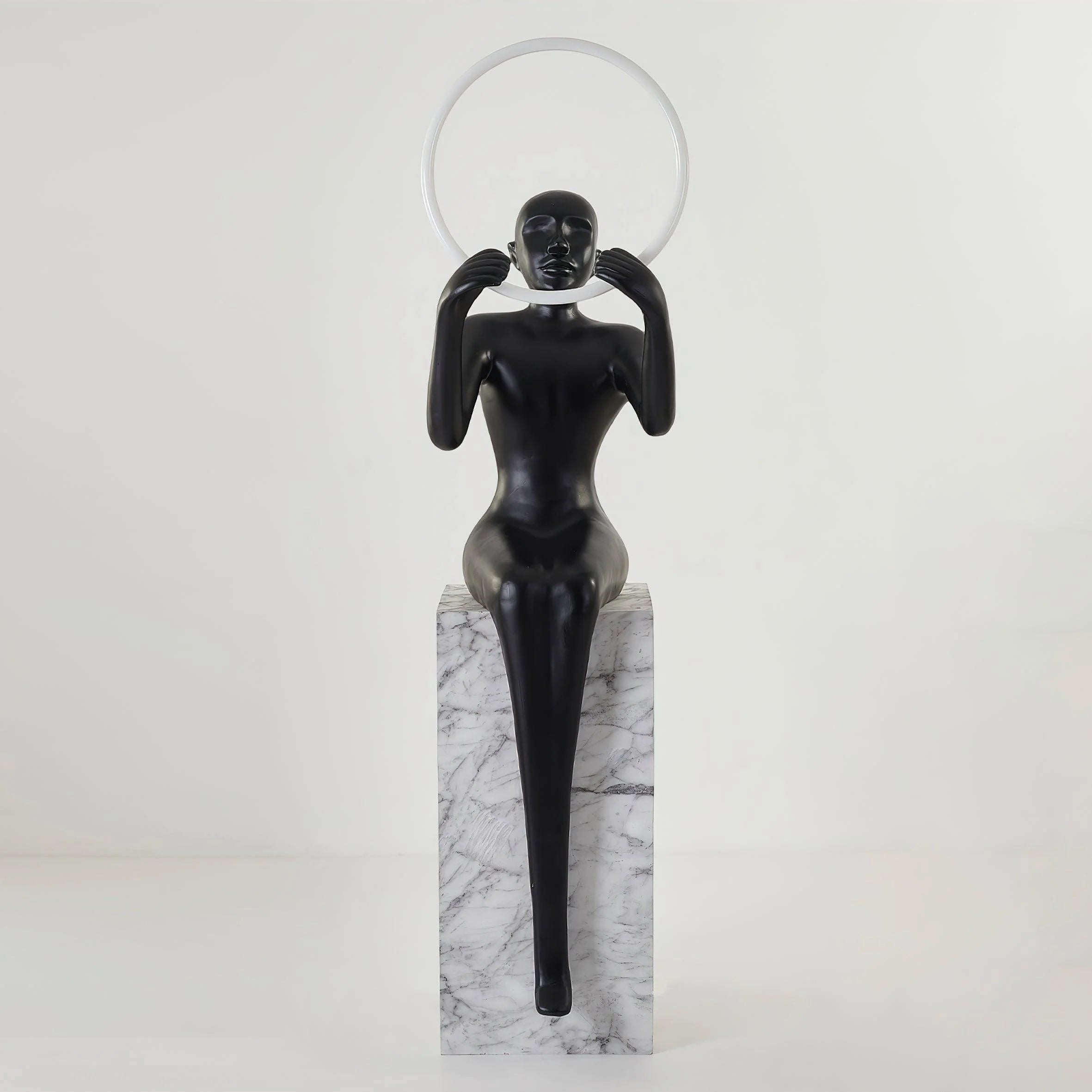 Bella Sitting Sculpture Floor Lamp