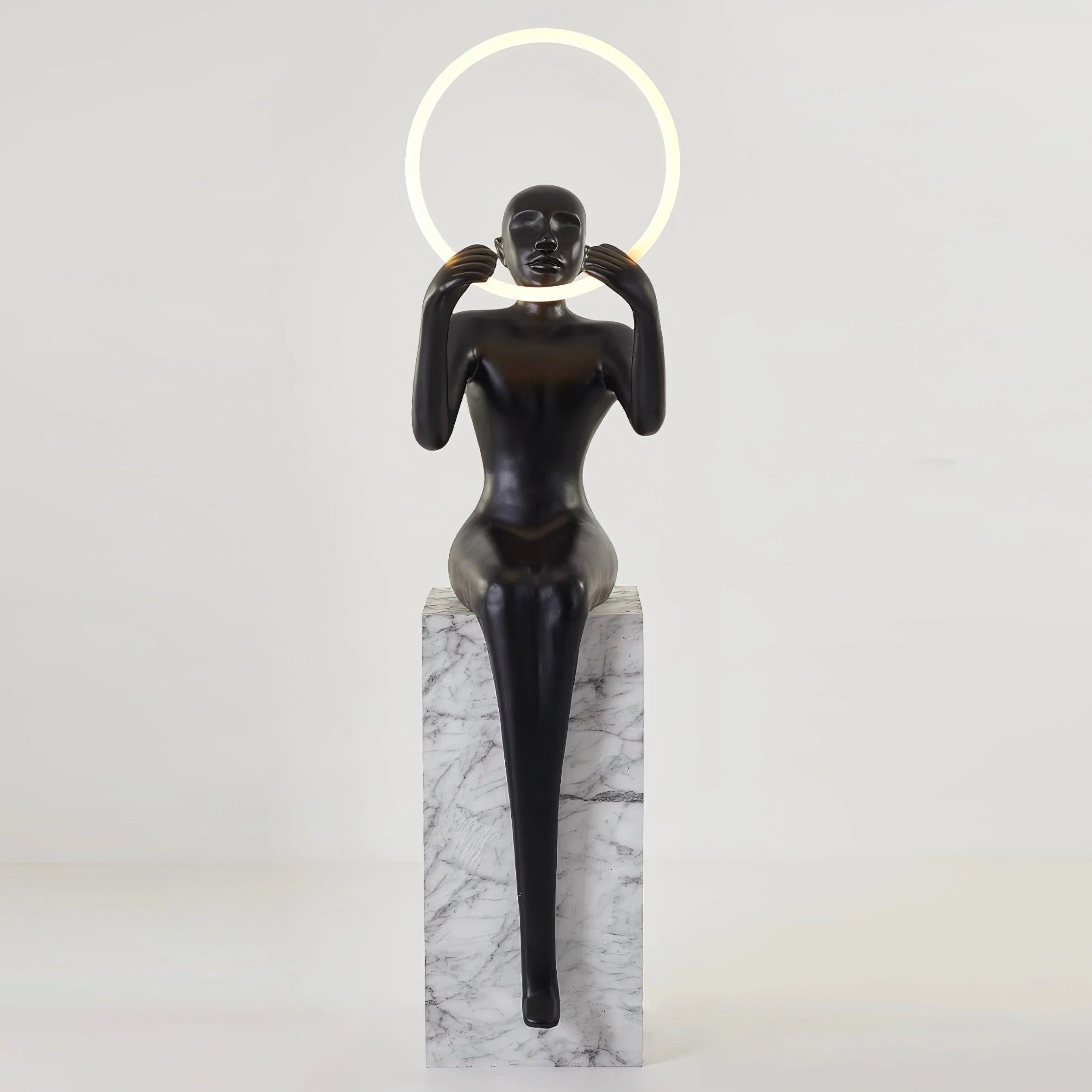 Bella Sitting Sculpture Floor Lamp