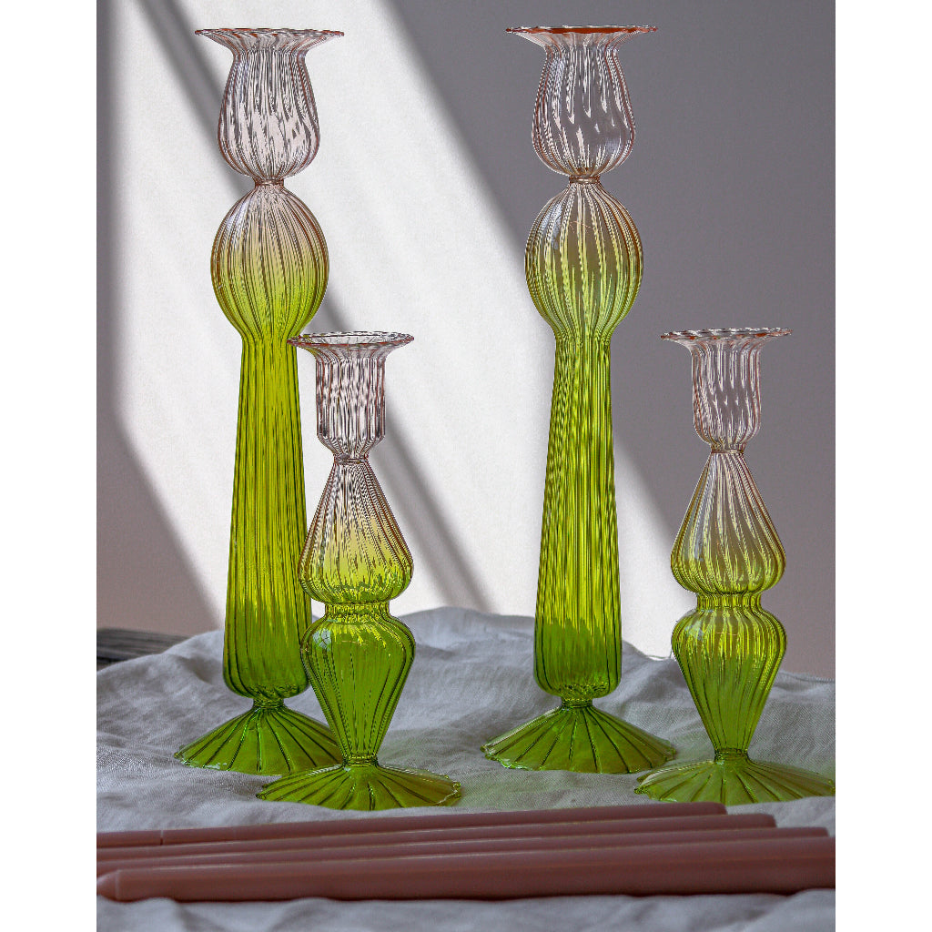 Bergamot & Rose Candle Holders - Set of 4