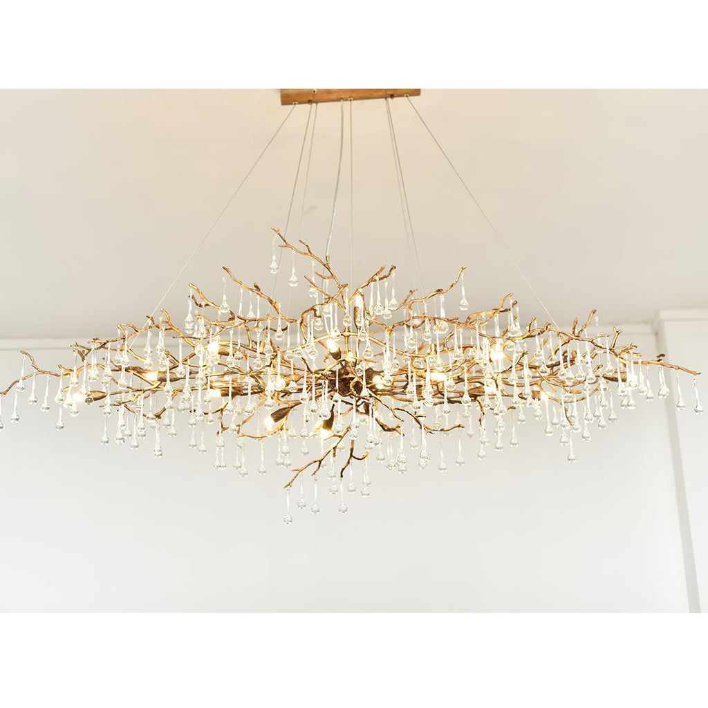 Tree Branch Bijou Crystal Drop Chandelier