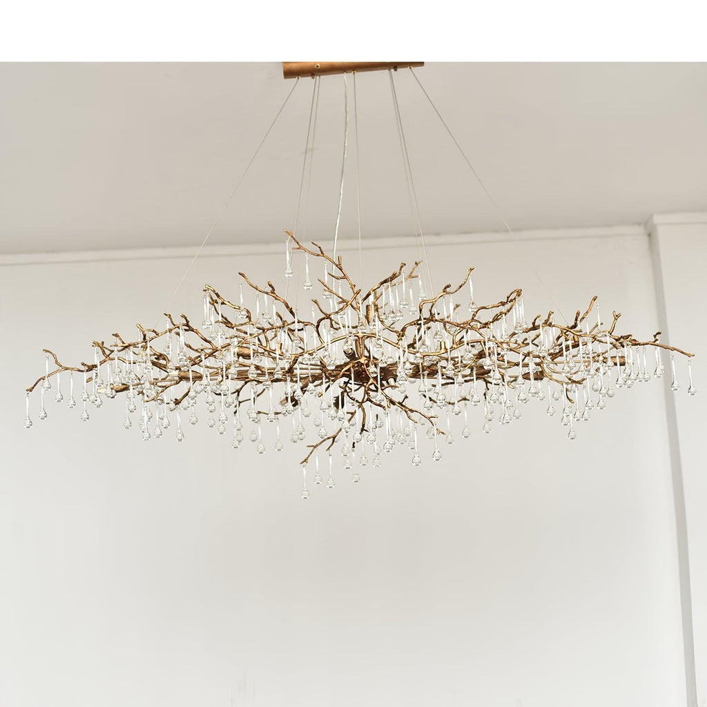 Tree Branch Bijou Crystal Drop Chandelier