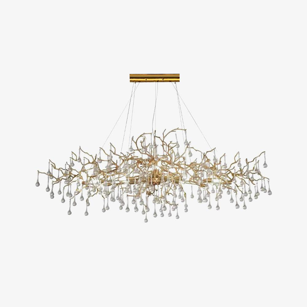Tree Branch Bijou Crystal Drop Chandelier