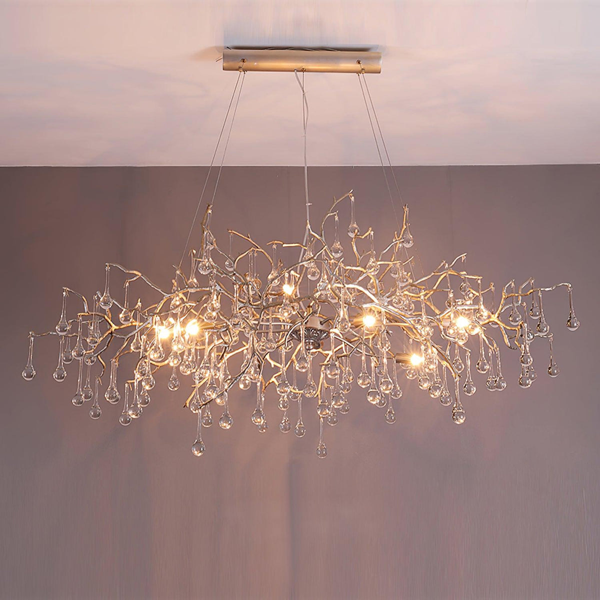 Tree Branch Bijou Crystal Drop Chandelier