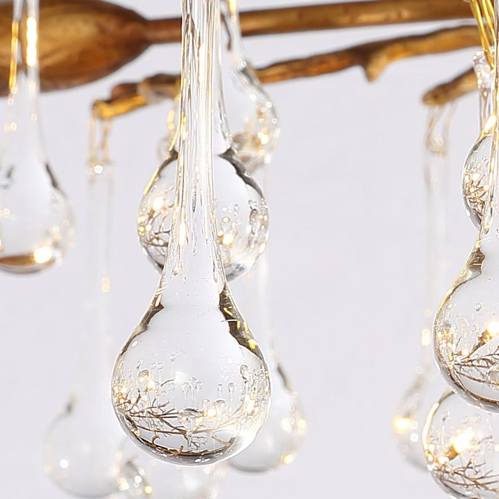 Tree Branch Bijou Crystal Drop Chandelier