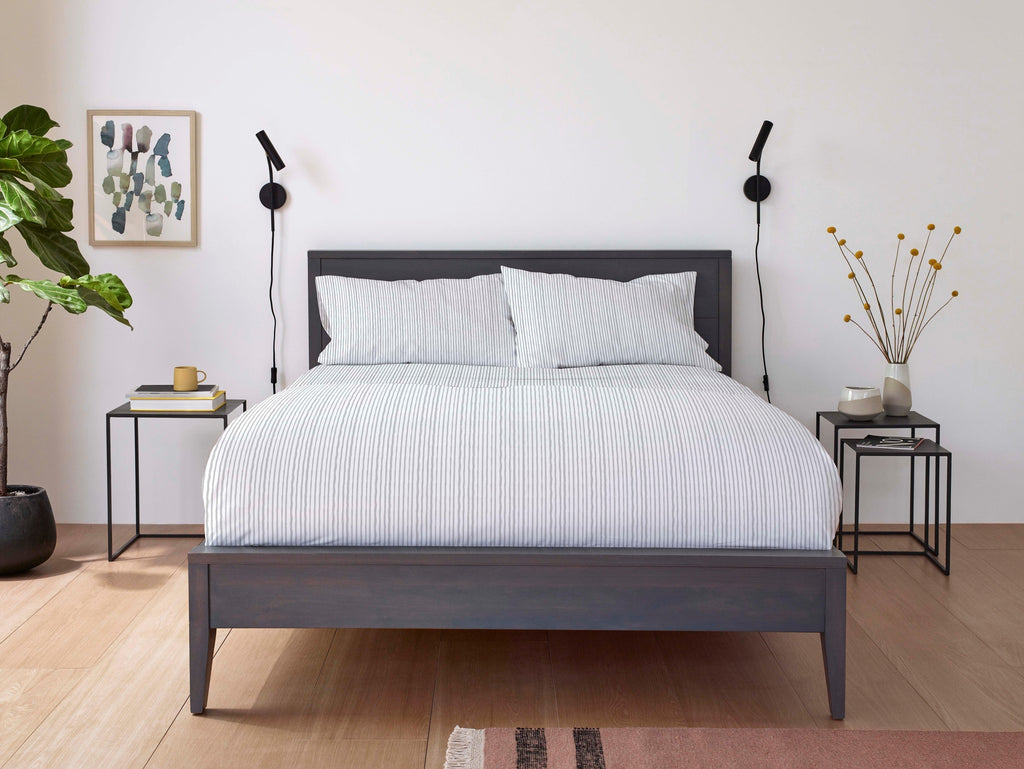 Birch Linen Stripe 300TC Cotton Sheet Set
