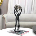 Orbital Iron Figure Sculpture