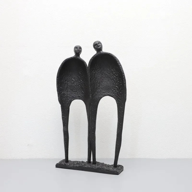 Black Matte Cube Sculpture