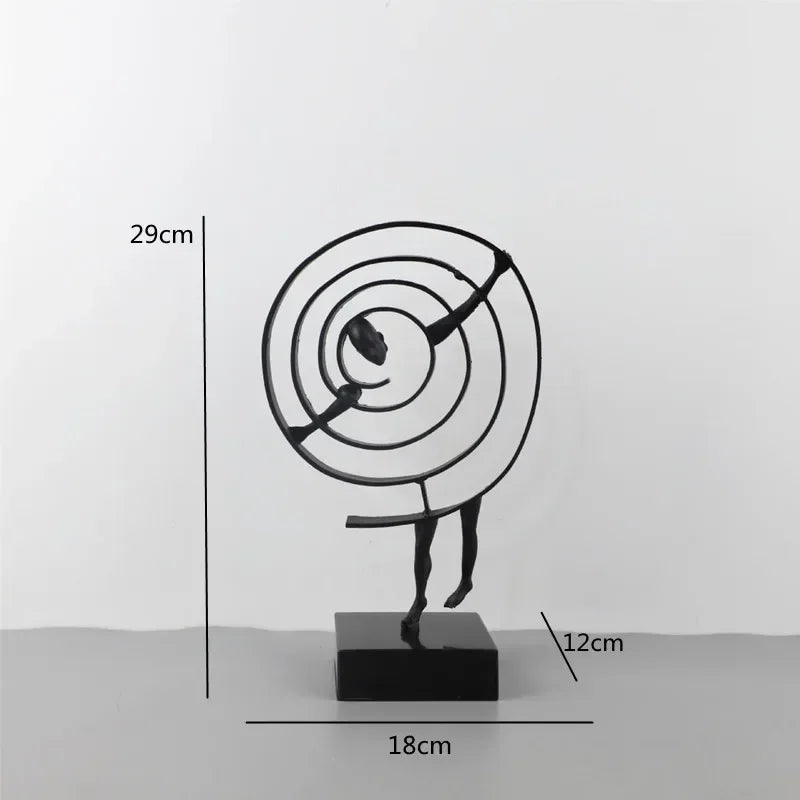 Black Matte Cube Sculpture