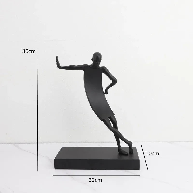 Black Matte Cube Sculpture