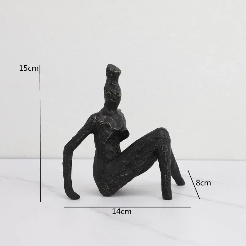 Black Matte Cube Sculpture