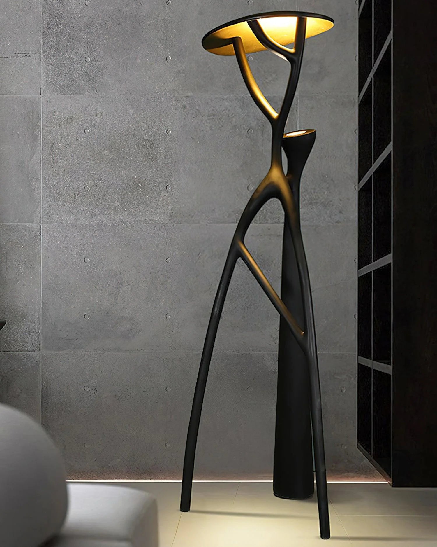 Blonski Black Statue Floor Lamp