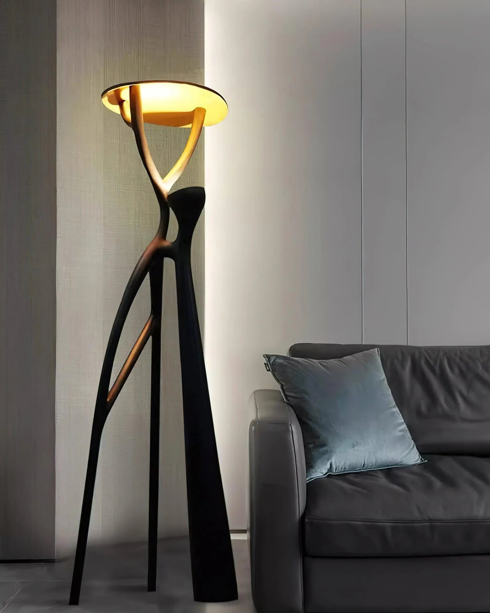 Blonski Black Statue Floor Lamp