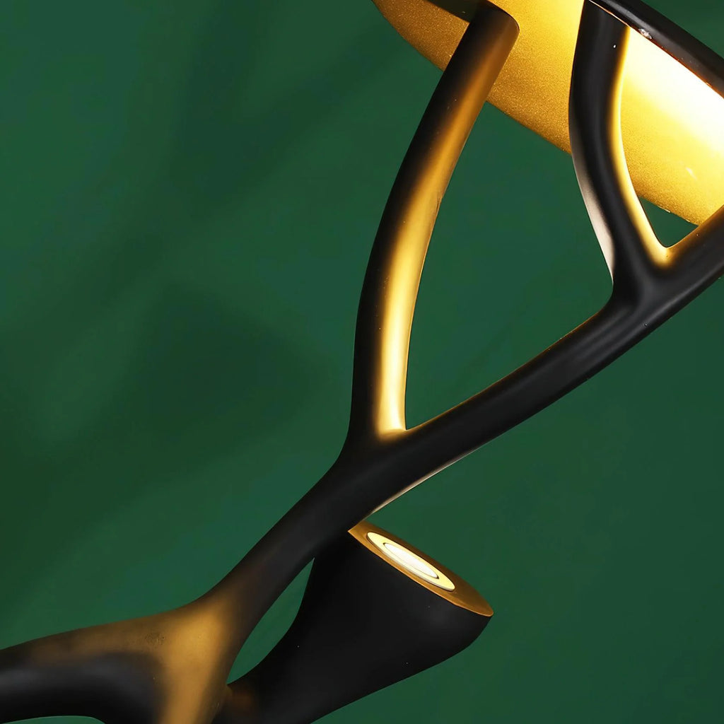 Blonski Black Statue Floor Lamp