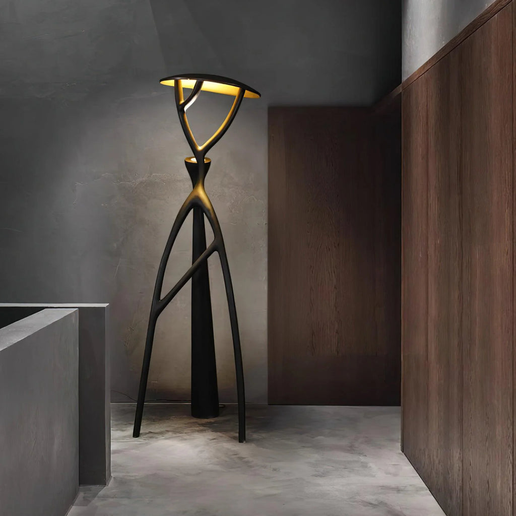 Blonski Black Statue Floor Lamp
