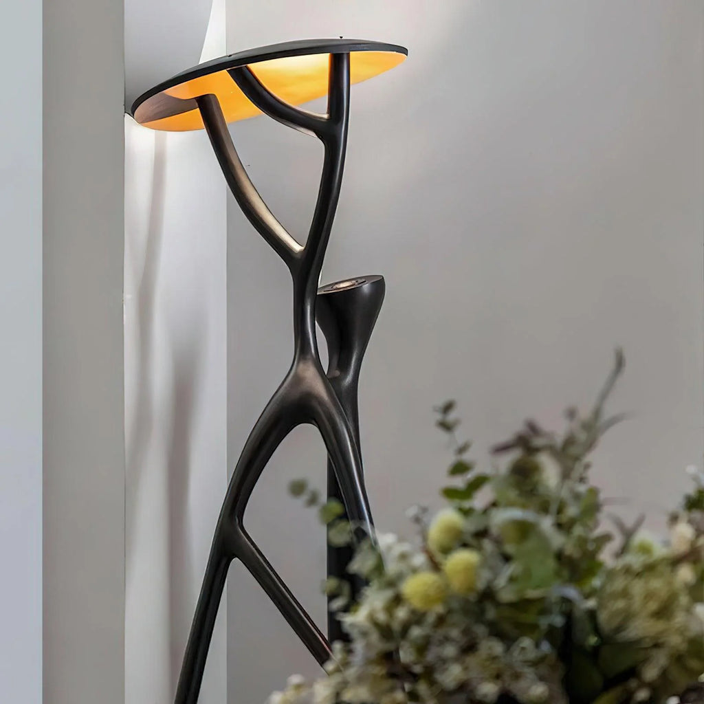 Blonski Black Statue Floor Lamp