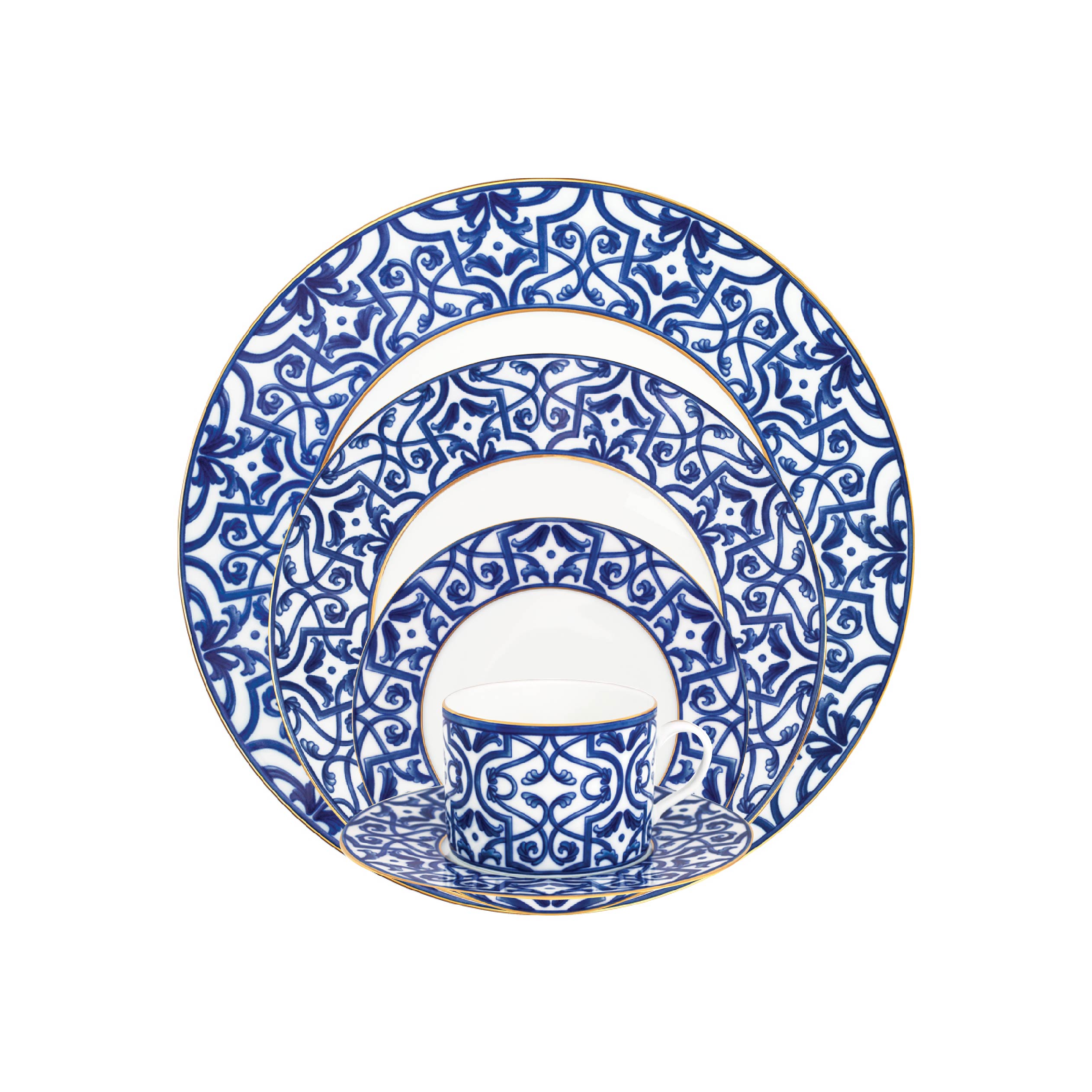 Blue Legacy 5-Piece Place Setting (Service for 4)