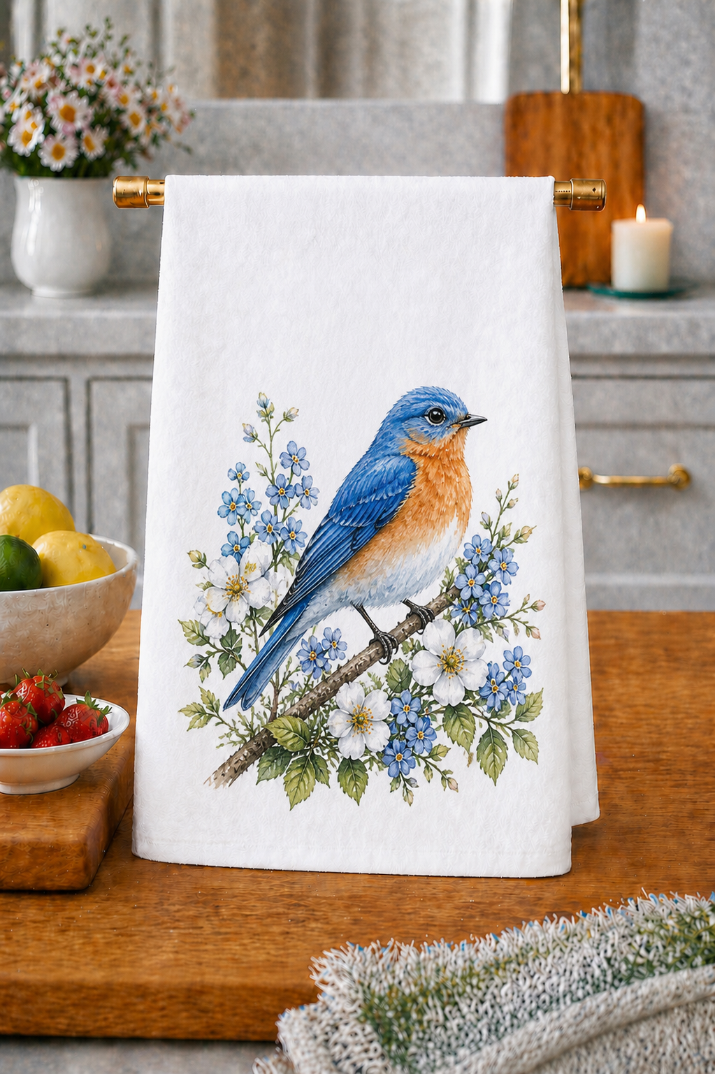 Blue Bird Kitchen Towel