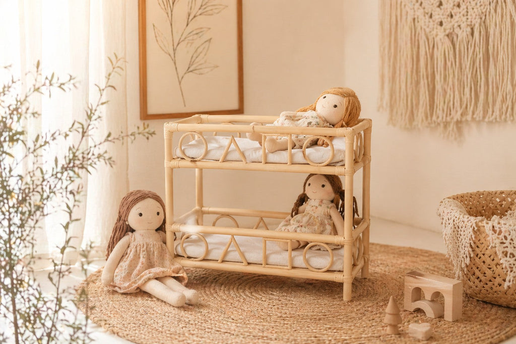 Solstice Rattan Doll Bunk Bed
