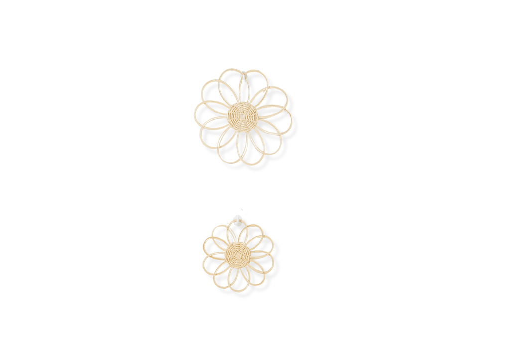 Rattan Flower Wall Art
