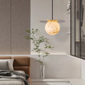 Round Alabaster Pendant Light