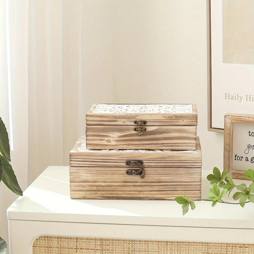 Boxes - Decorative Wooden Set