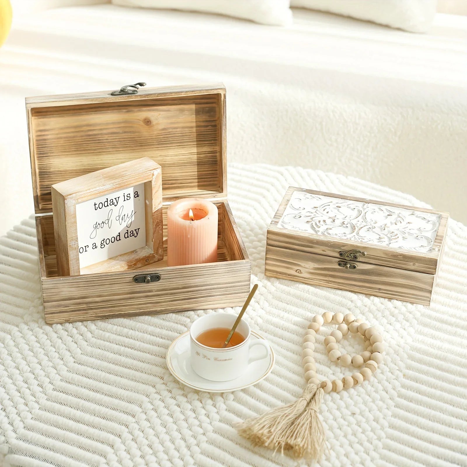 Boxes - Decorative Wooden Set