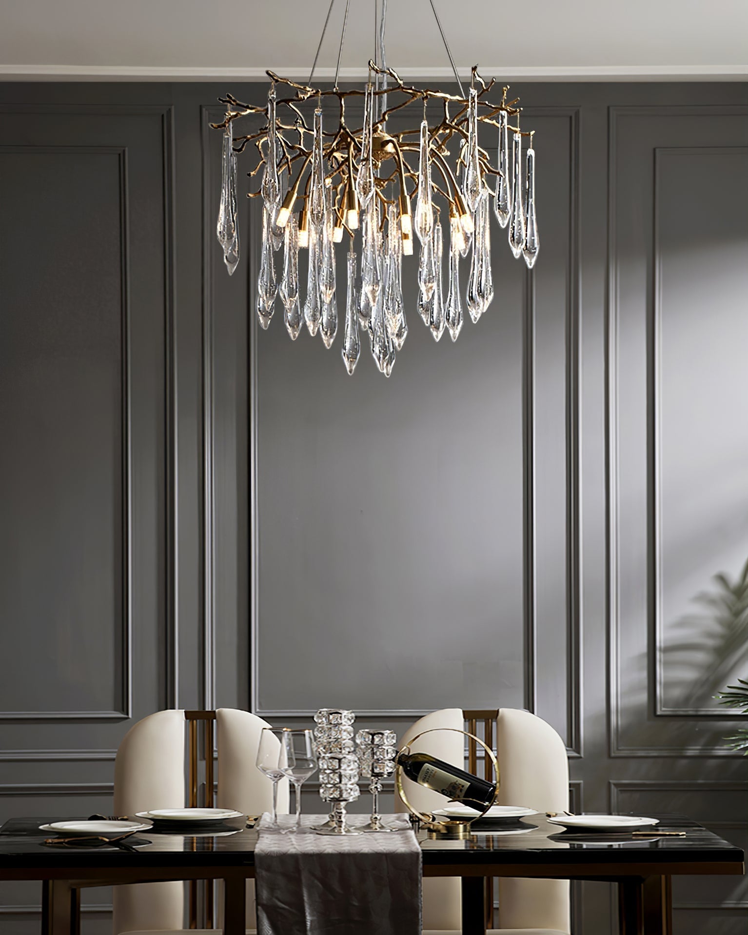 Branchs Brass Chandelier