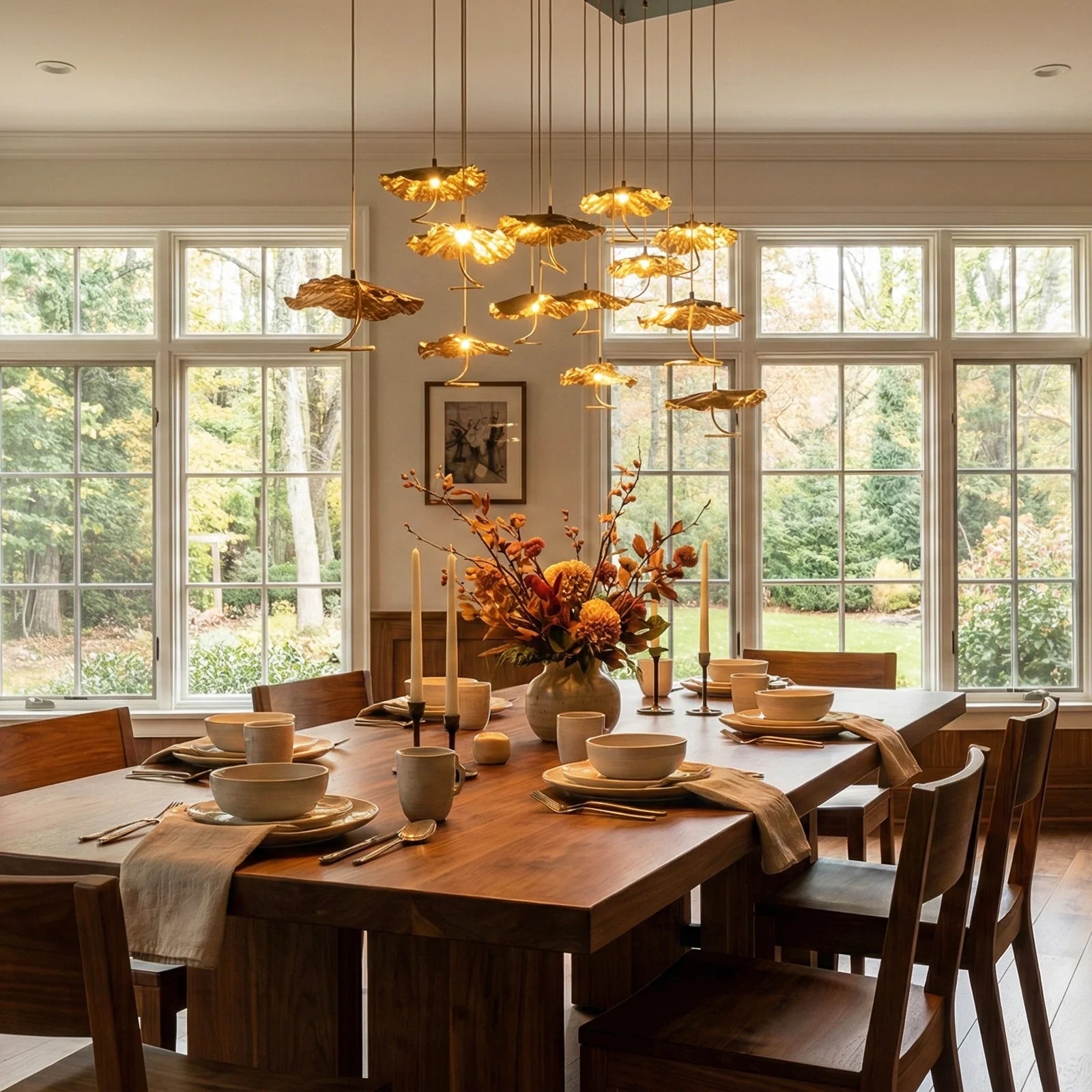 Brass Aviary Constellation Chandelier
