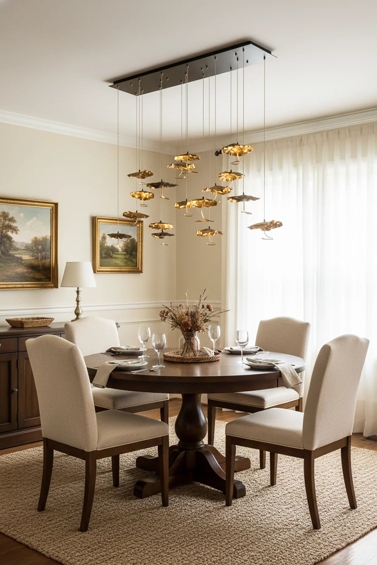 Brass Aviary Constellation Chandelier