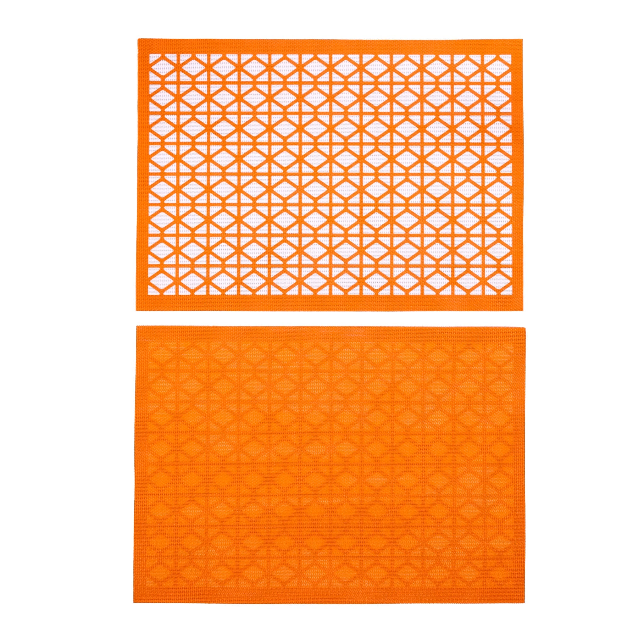 Breeze Block double-sided Woven Placemat-Orange