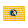 Breeze Block double-sided Woven Placemat-Yellow
