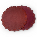 Rouge Scalloped Placemats (Set of 2)