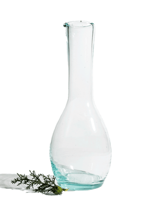 Divers Recycled Glass Tall Bottle Carafe