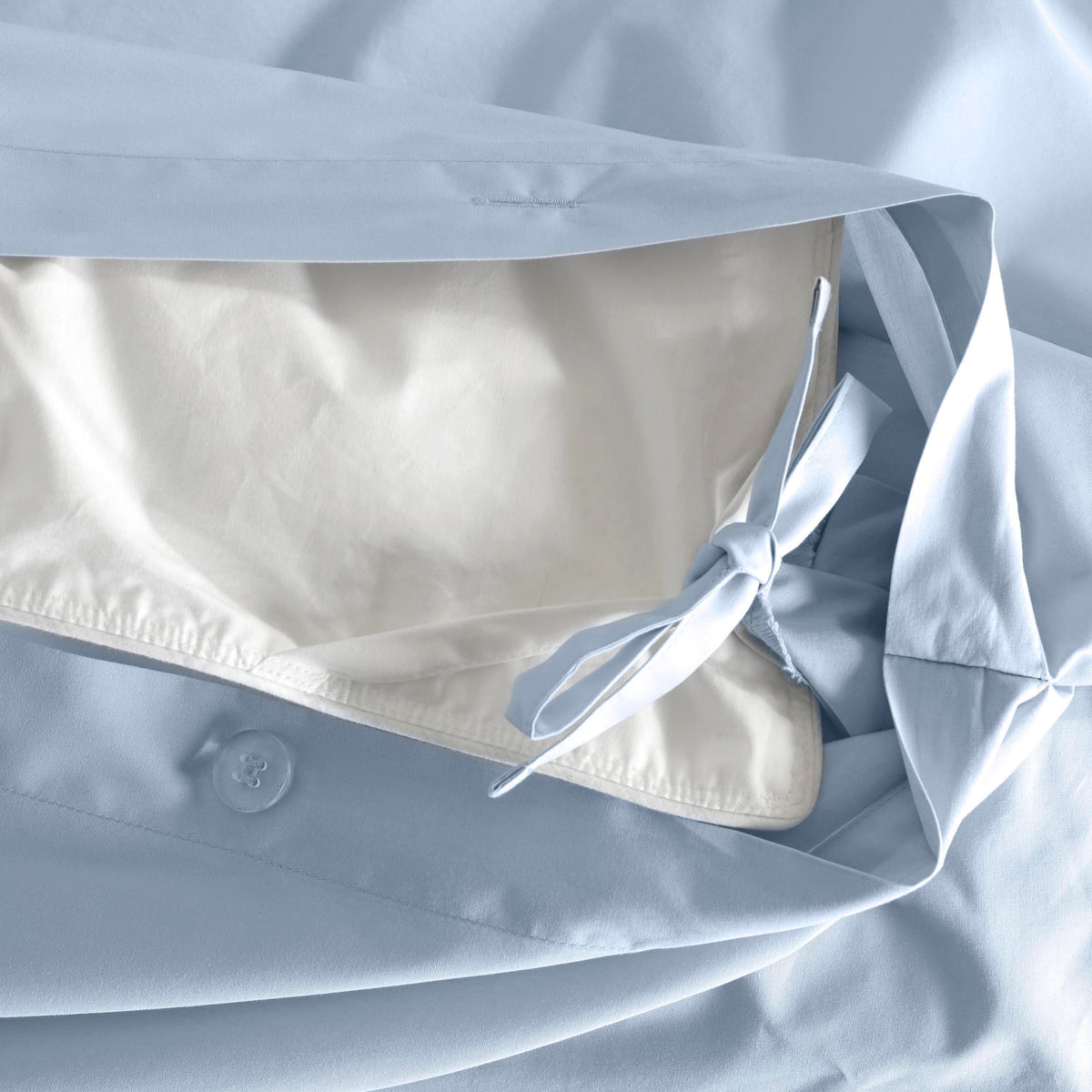 Solid Cotton Comforter Set with Matching Shams