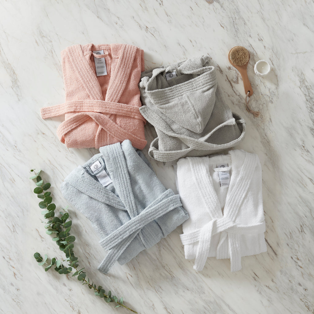 Youth Hooded Cotton Terry Robe