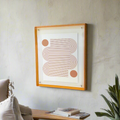 Levitate Acrylic Shadow Box Frame - Orange - Chase Print