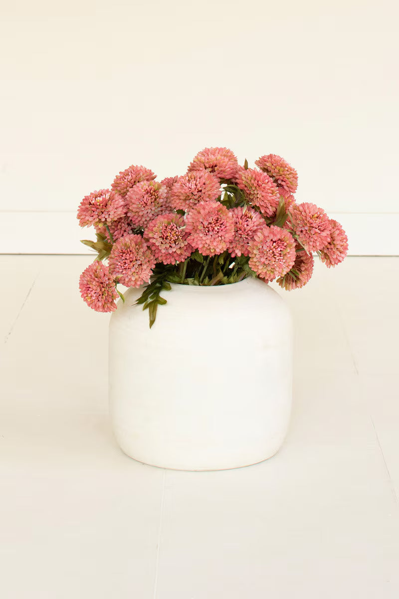 Artificial Blush Ball Dahlia Bundle