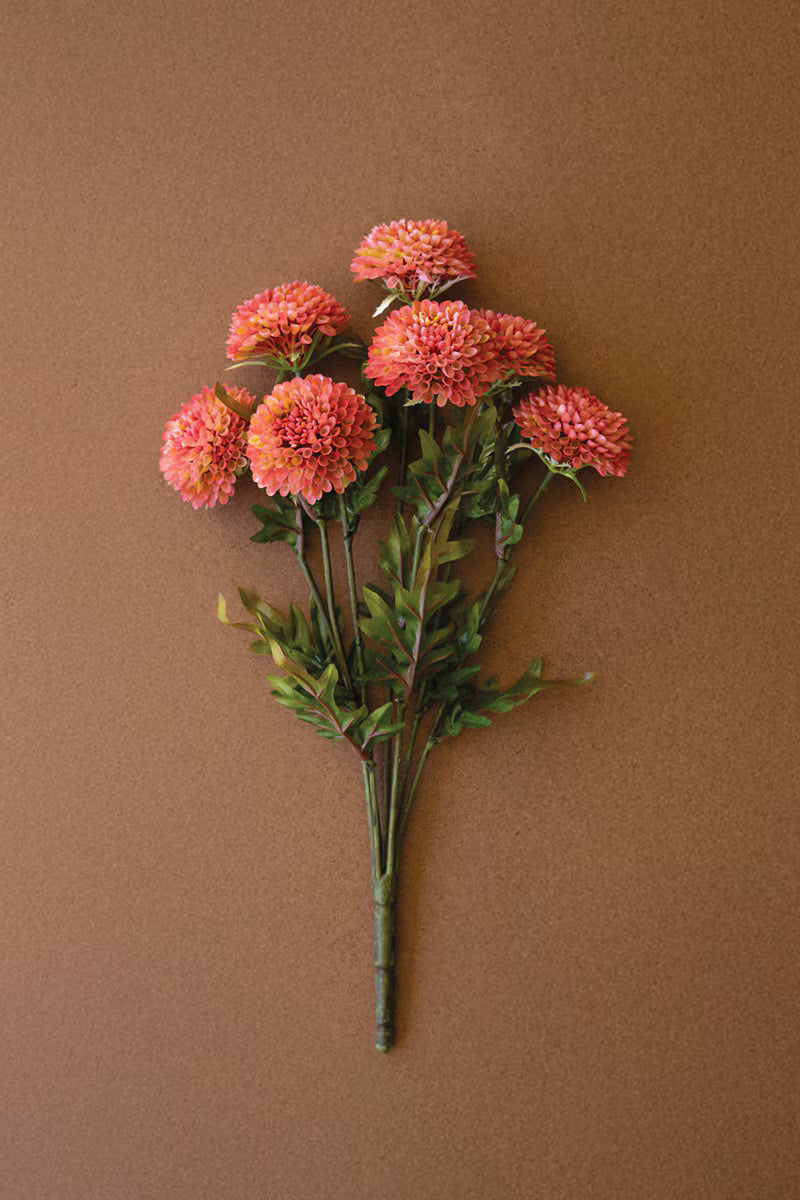 Artificial Blush Ball Dahlia Bundle