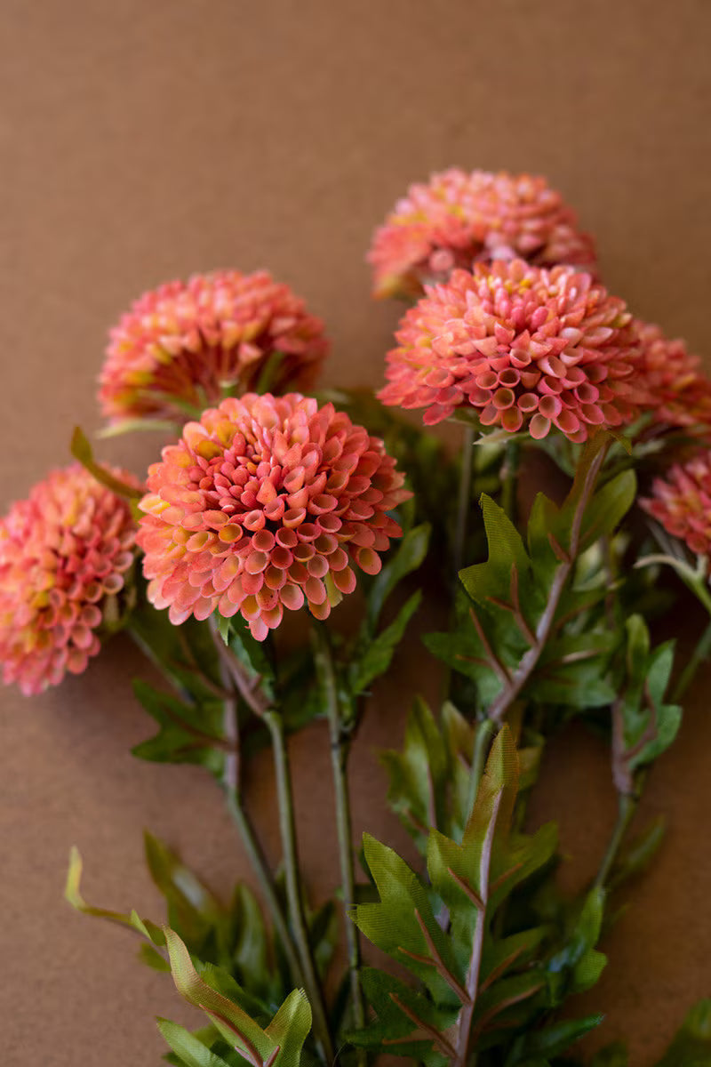 Artificial Blush Ball Dahlia Bundle