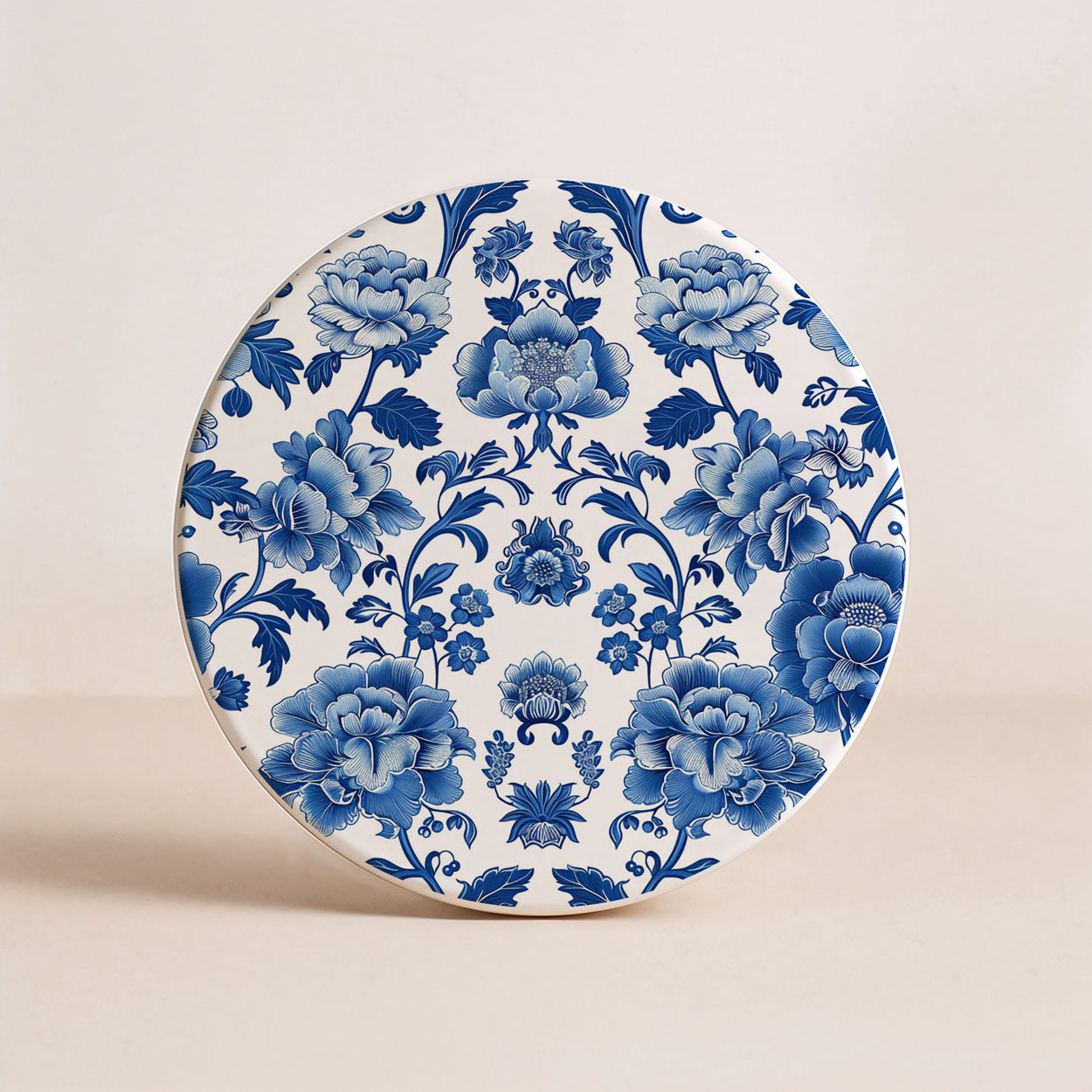 Blue & White Chinoiserie Ceramic Coasters