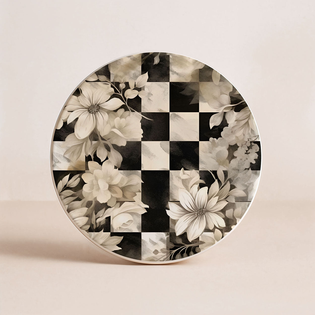 Courtly Check Ceramic Coasters