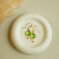 Peridot Ballet Drop Earrings